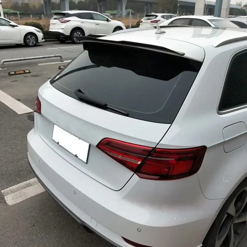 For Audi A3 Sportback Aleron 2014 2015 2016 2017 2018 2019 Rear Roof Lip Spoiler For Car Tail Wing Decoration Car Accessories view 5