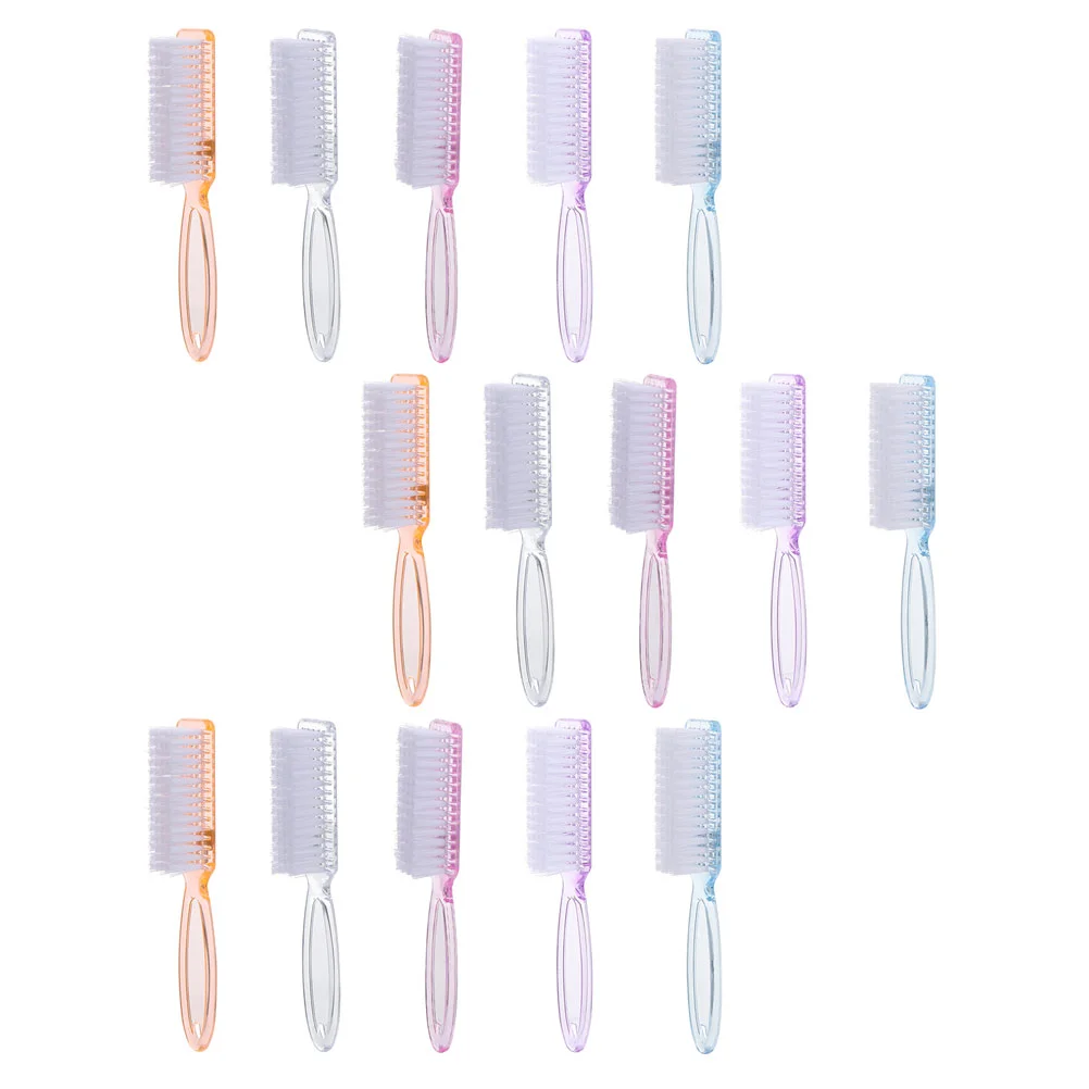 15 Pcs Long Handle Nail Brush Toenail Cleaner Fingernail Cleaning Sink Detergent