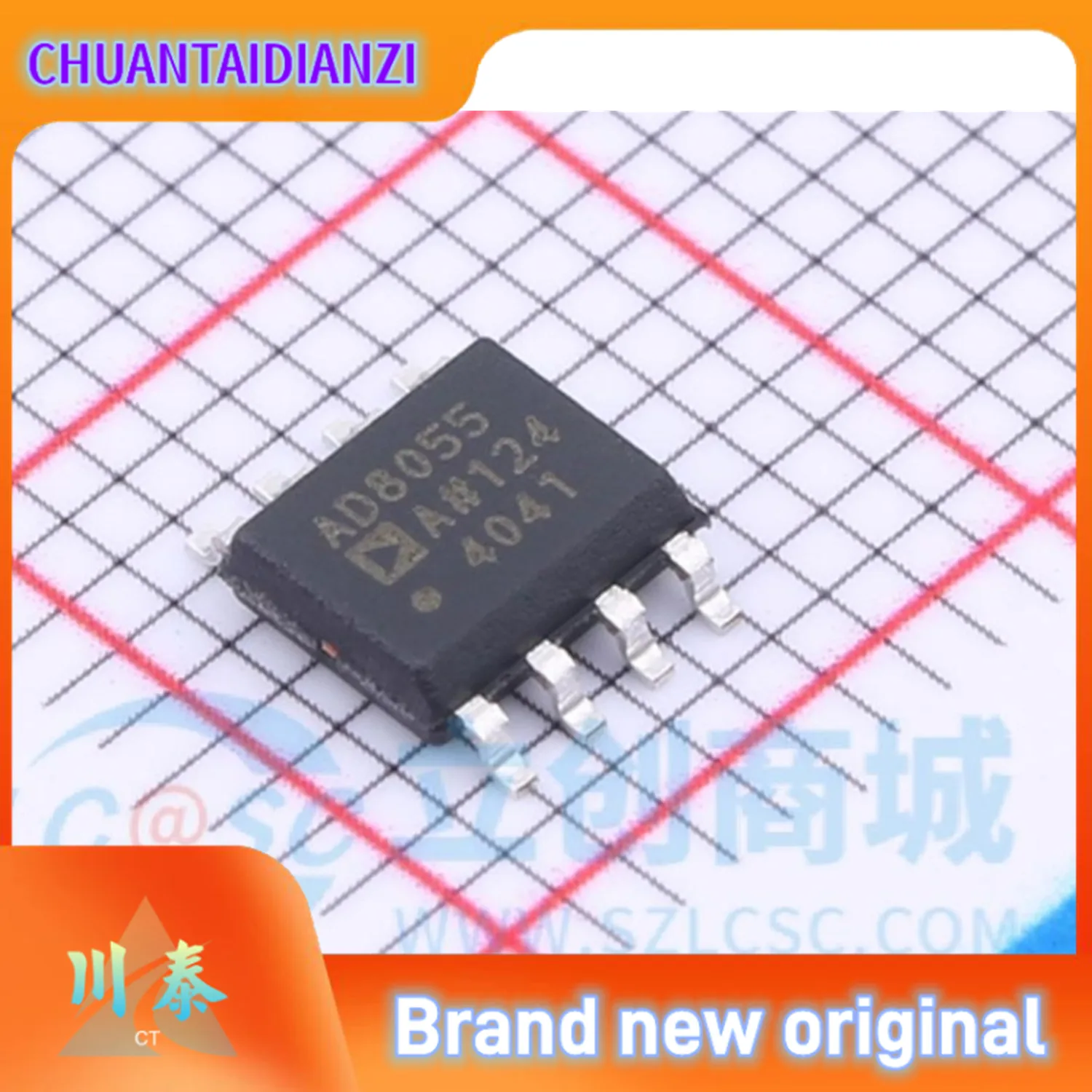 (5piece)100% New AD8052ARZ AD8055ARZ AD8056ARZ AD8057ARZ AD8058ARZ AD8052 AD8055 AD8056 AD8057 AD8058 SOP-8 Chipset