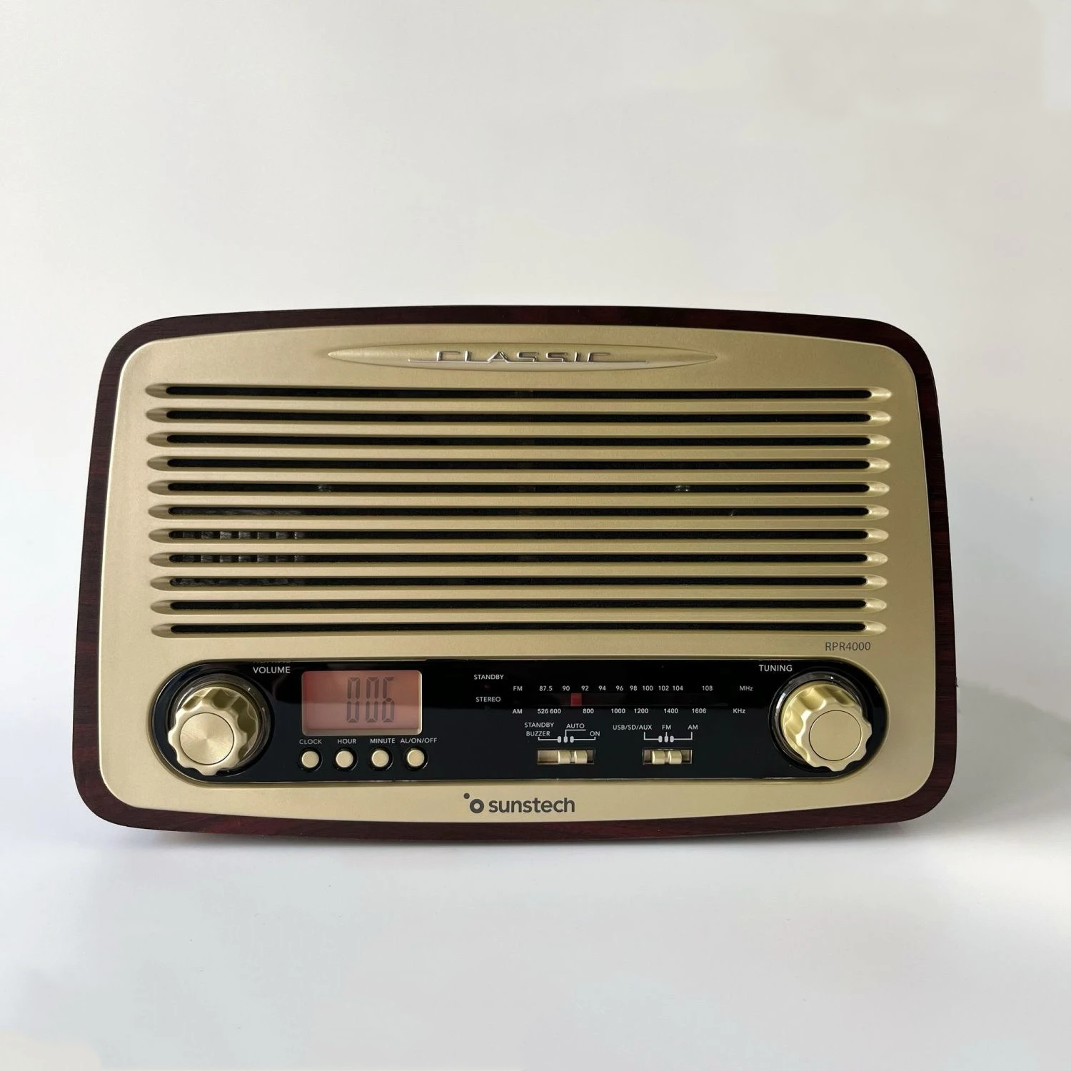 High-end mahogany vintage radio semiconductor FM high-quality USB multi-function nostalgic classic