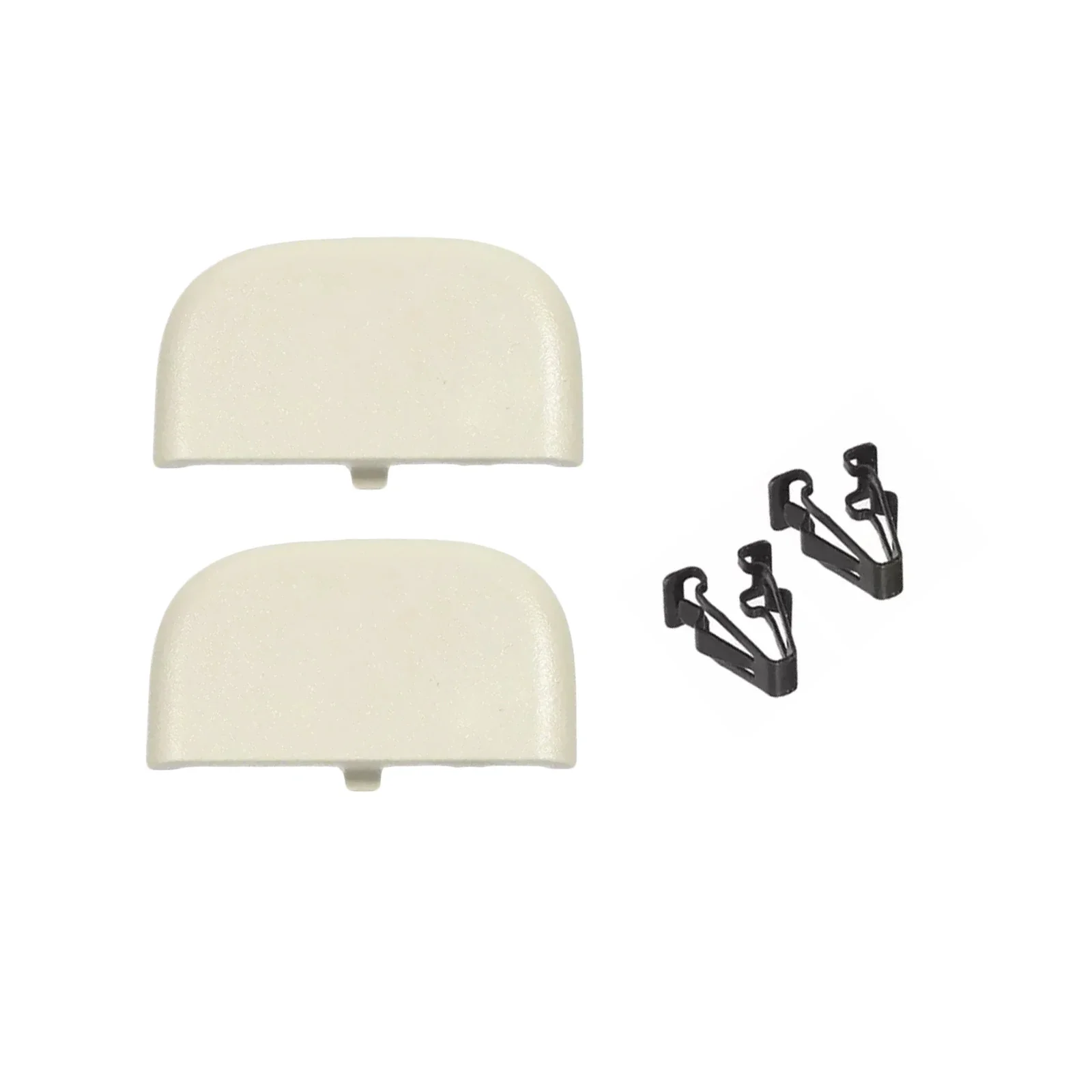 2set Beige Sun Visor Cap Clip Retainer DS7Z4273AA For Ford For Fusion 2013 2014-2016 Plastic Sun Visor Cap Clip Car Supplies