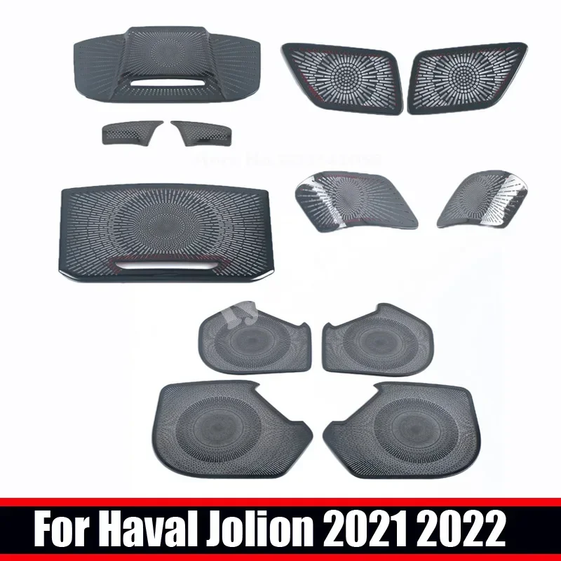 

For Haval Jolion 2021 2022 2023 Front Door Handle Speaker Center Control water Storage Box Air AC Vent Decor horn Cover Trim