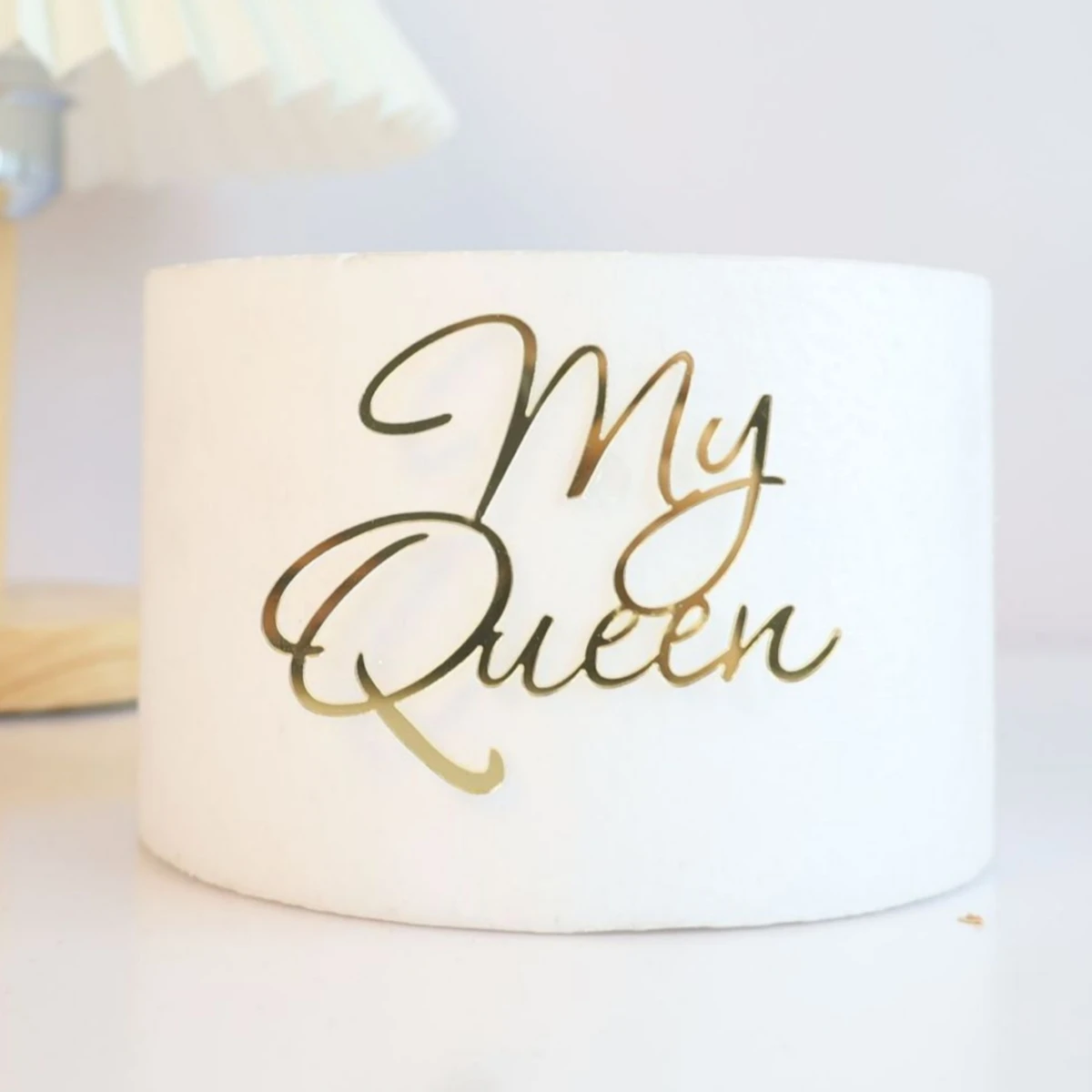 3PCS Happy Queen Kuchen Topper, Acryl Königin Geburtstag Kuchen Dekoration für Frauen Königin Geburtstag Dekorationen Kuchen Dekoration Party S