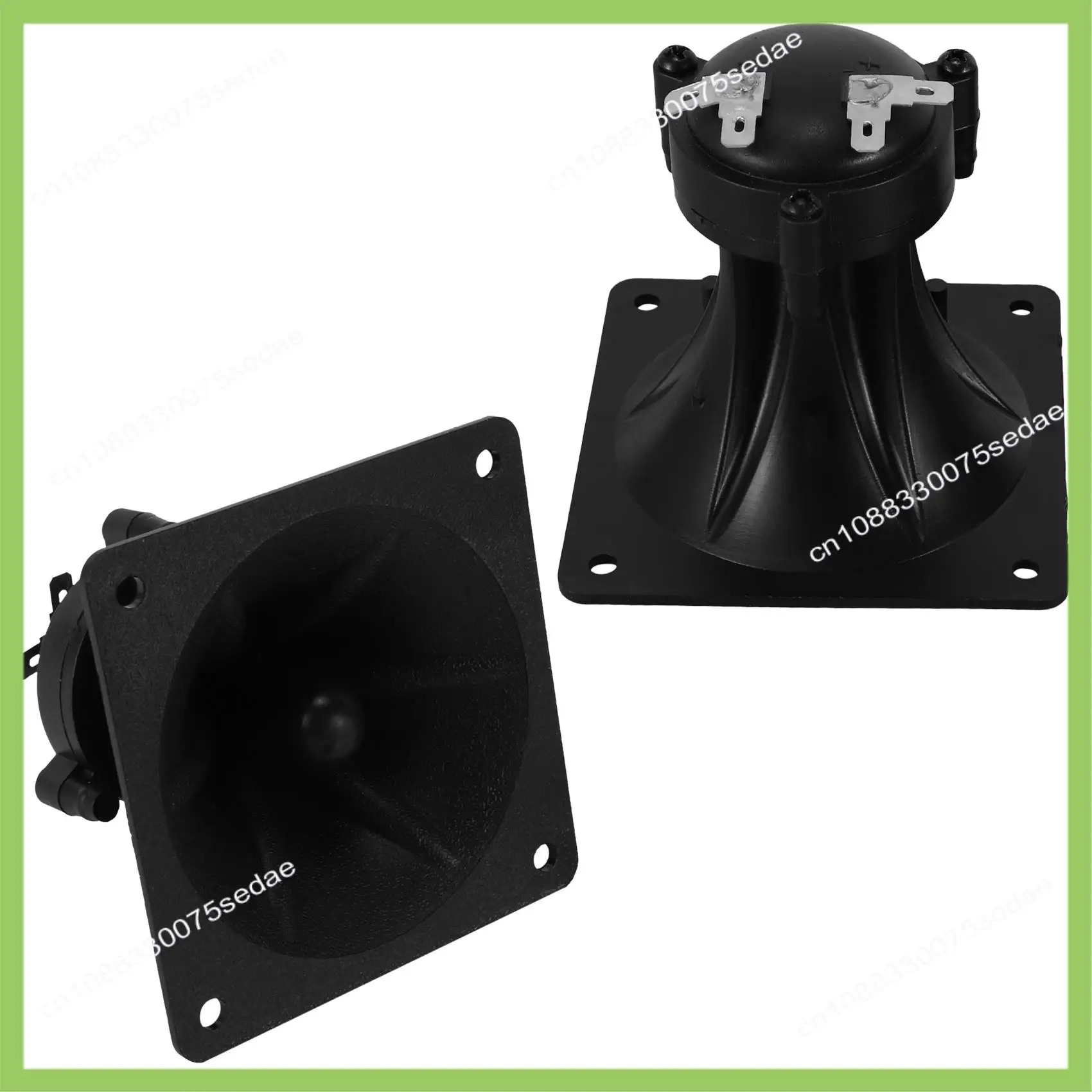 Y19A 2Pc Tweeters Piezoelectric Tweeter Loudspeaker  Buzzer Treble Square Audio Speaker