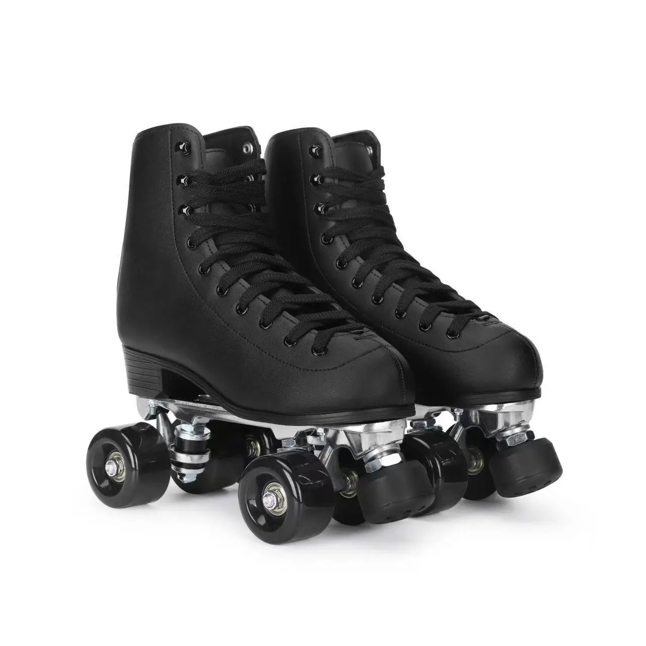 

Roller Skate Shoes for Men and Women, Quad Sneakers, Sport, Beginner, Double Row, 4 Wheels Skating, Aluminum Alloy Base