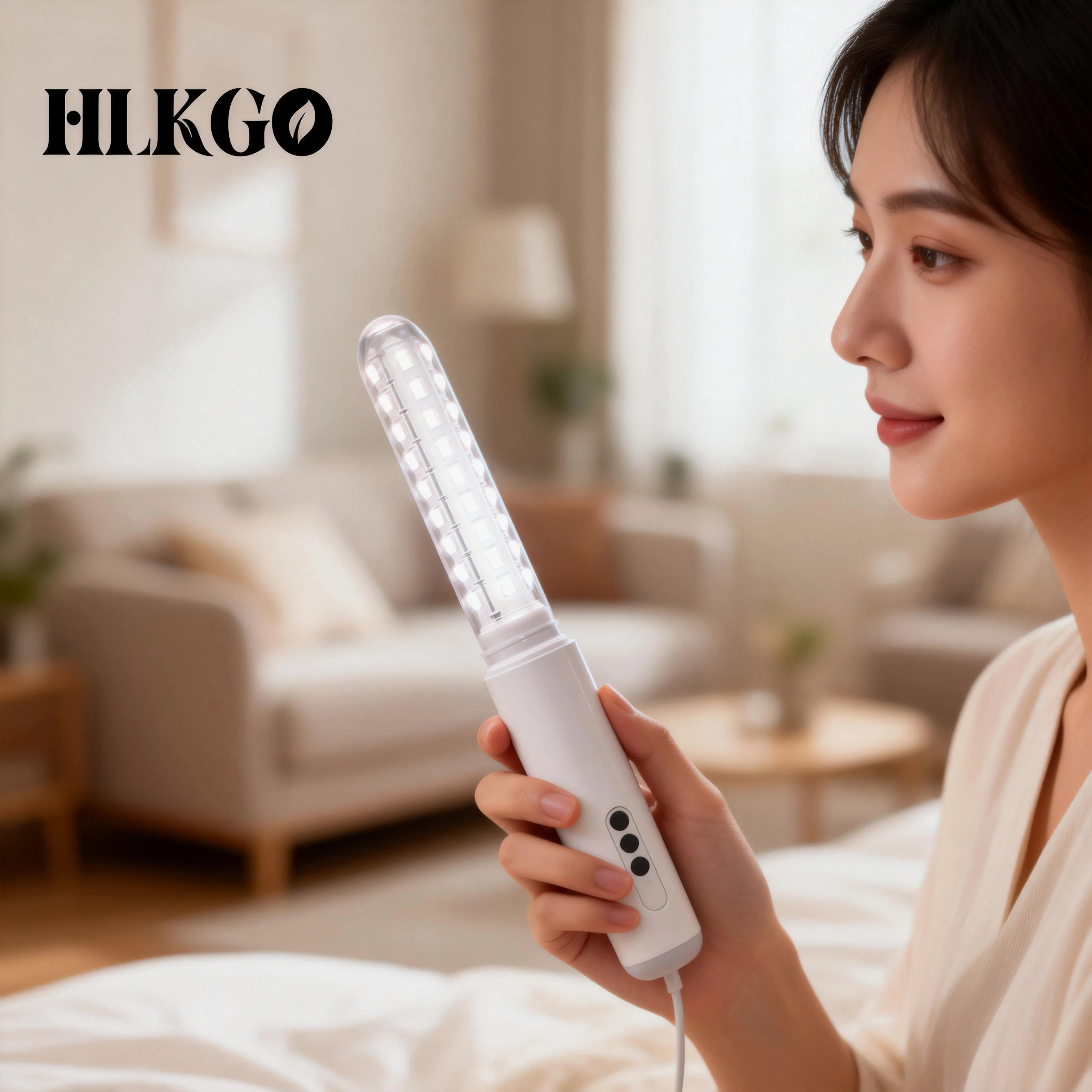 

HLKGO Gynecological Therapy Device, Infrared & Red Light for Women's Vaginitis Treatment and Tightening Support