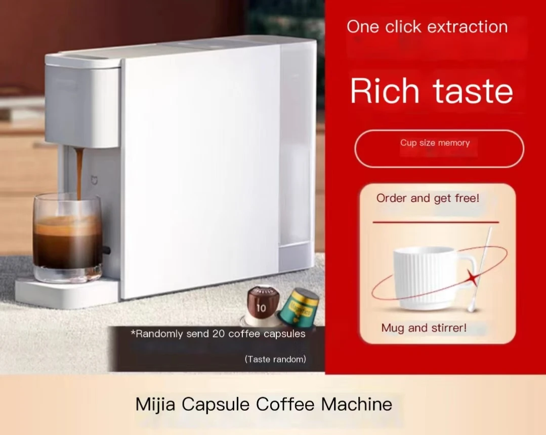 

Capsule coffee machine for home use, automatic, intelligent, portable, small, mini desktop, Italian style concentrated capsule m