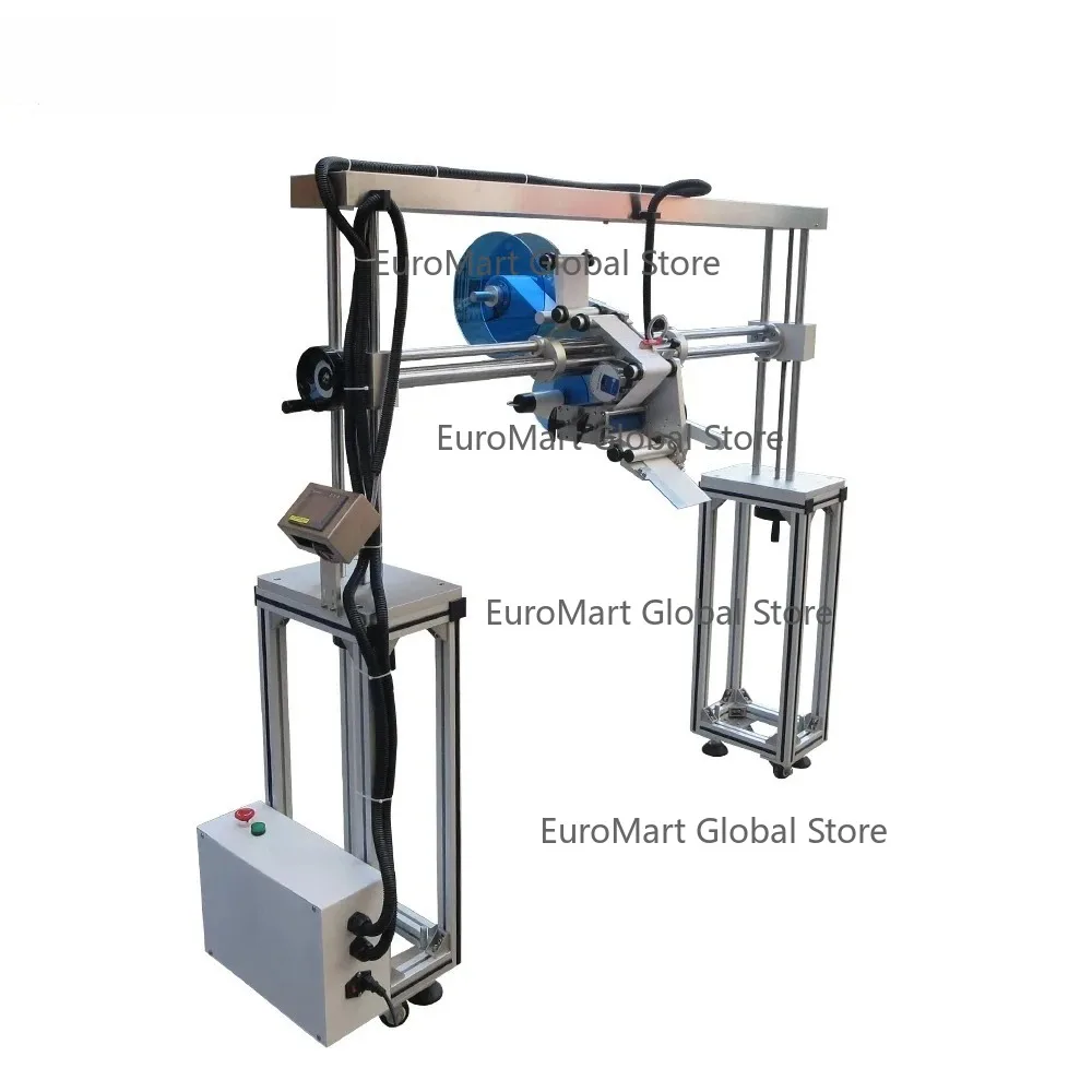 High Quality Flat Applicator Labeling Machine for Food Beverage Industrial with Printer Machine