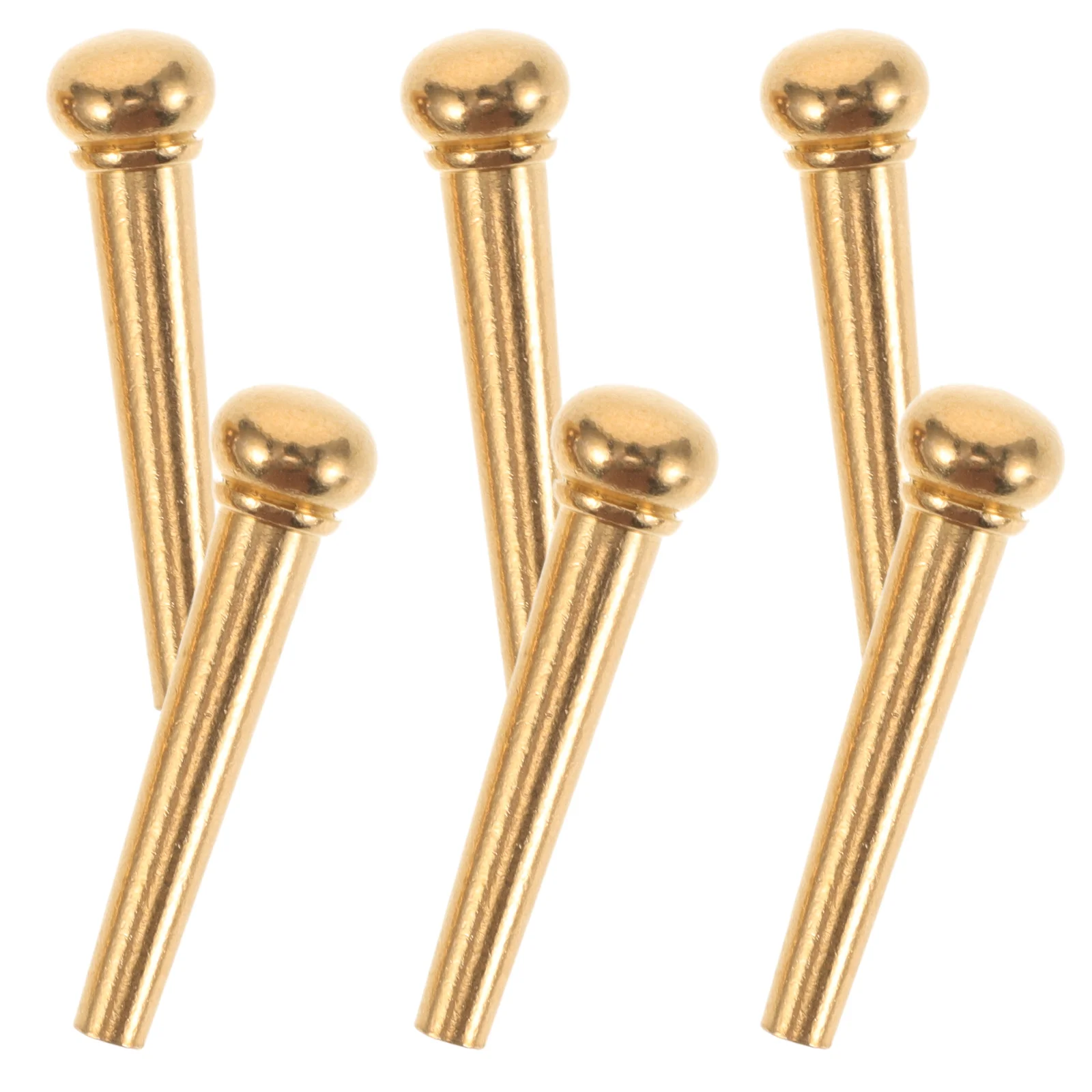 

6 Pcs Guitar String Nails Bridge Pins Acoustic Replacement Parts Pegs Pineapple