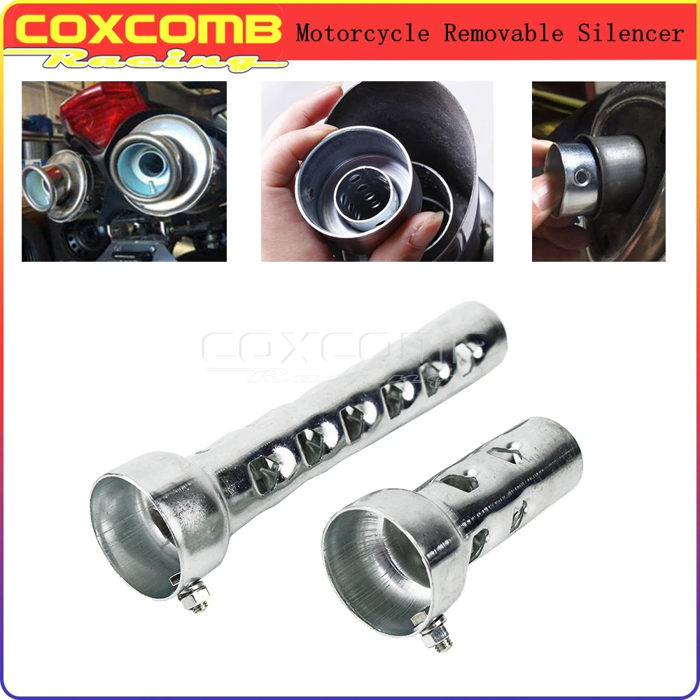 Exhaust Baffle Motorcycle Removable Silencer Muffler Drag Pipe For Harley Sportster Softail DB Killer Noise Sound Eliminator Can