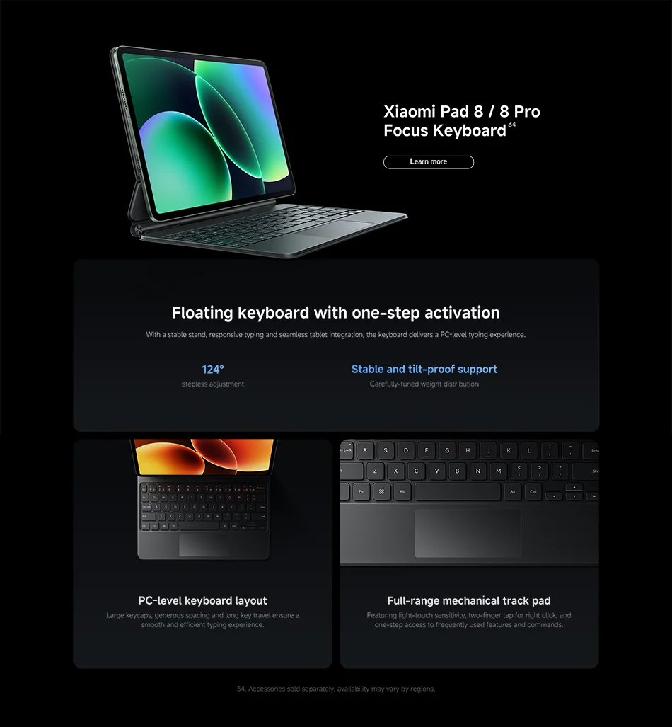 Global version Xiaomi Pad 8 Pro Snapdragon® 8s Elite chip, 11.2-inch 9200mAh battery, 3.2K clear display Xiaomi HyperOS 3