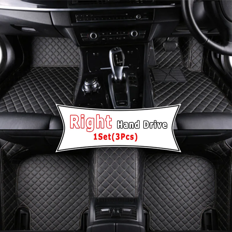 Car Interior Accessories Right Hand Drive RHD Car Floor Mat For Mitsubishi Outlander 5 Seats 2013 2014 2015 2016 2017 2018 2019