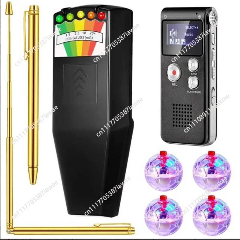 Equipment kit (1 magnetic field radiation tester and 2 folding rods)