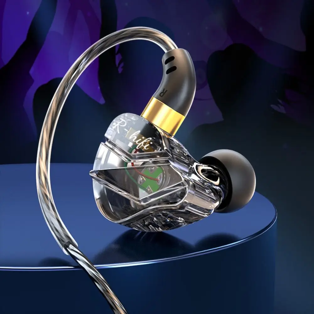 

Phone Earphones Heavy Bass Wired Headphones Mic Stereo Wired In Ear Headphone Silica Gel In Ear Mobile Earphone Games