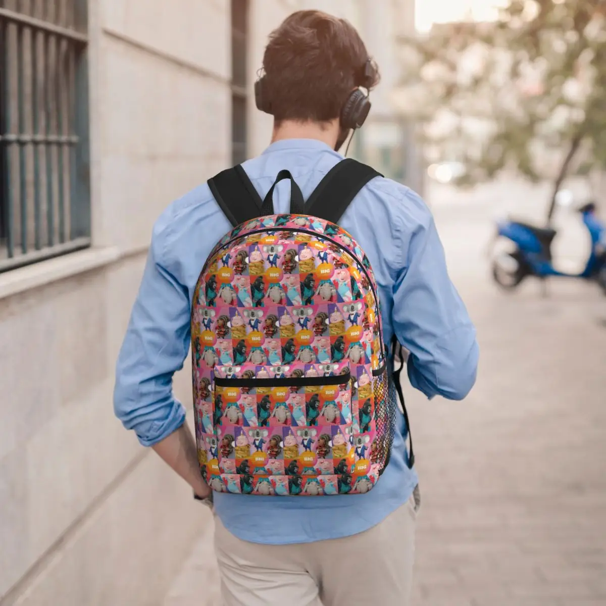 Sing Backpack Boys Girls BookBag Kids School Bag Computer Shoulder Bags for Men Women