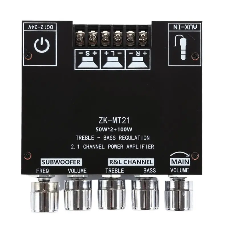 Wireless Audio Amplifier Board 2.1 Channel Speaker Amplifier Module 100W Subwoofer Wireless Audio Receiver For Theater Store