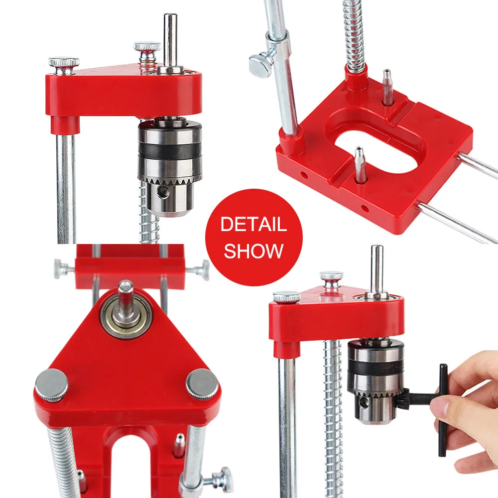 Imagem -03 - Conveniente Drill Hole Locator para Carpenter Labor Saving Punch Ferramenta Guia Opener Template Drilling Jig Carpintaria Faça Você Mesmo Ferramenta Mão