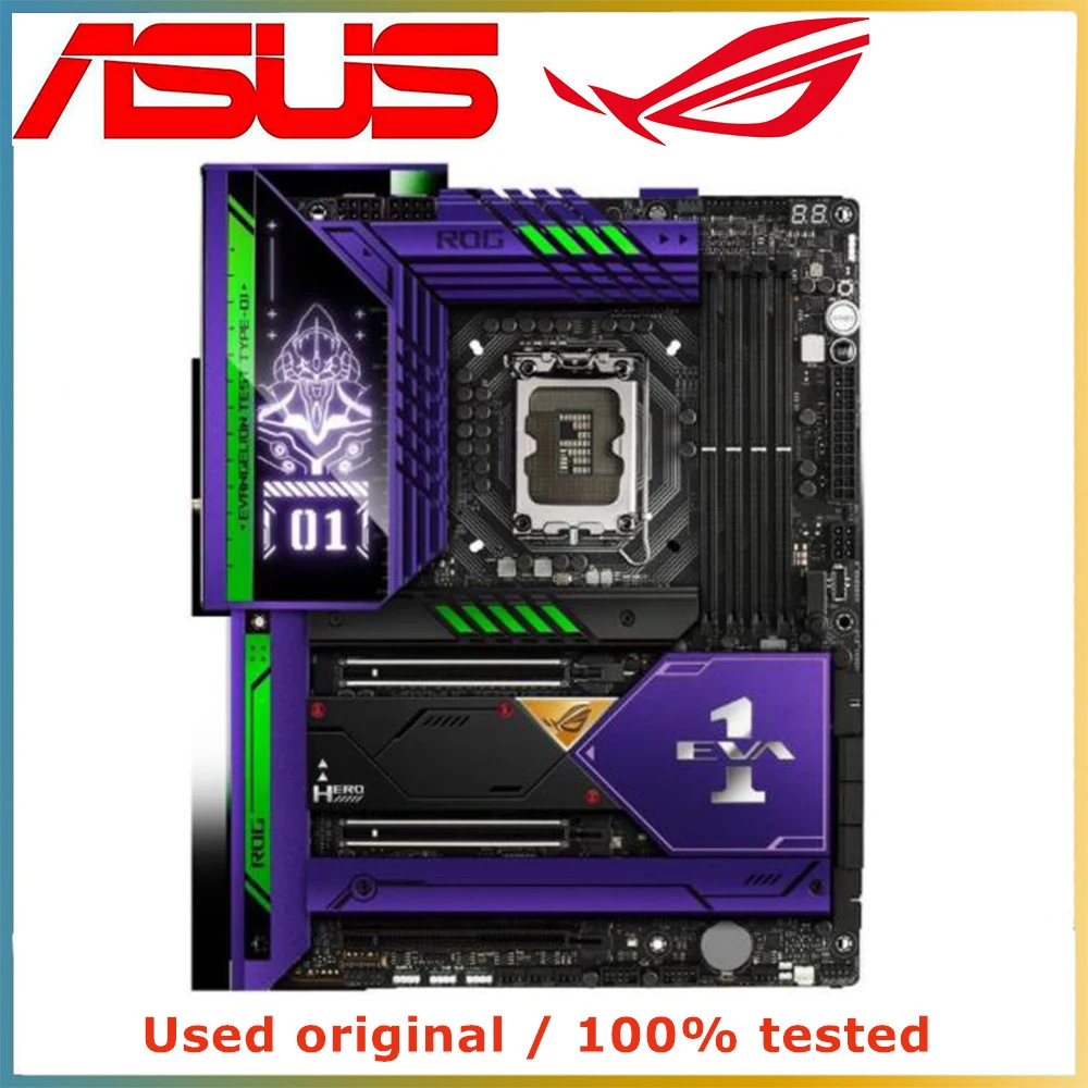 For ASUS ROG MAXIMUS Z690 HERO EVA Motherboard Socket LGA1700 CPU DDR4 6400+(O.C) Memory Z690 ATX Mainboard