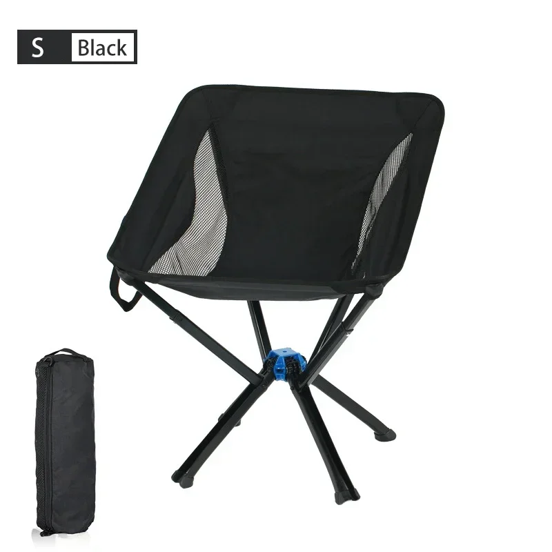 Outdoor Backpacking Picnic Travel One Button Quick Open Small Portable Folding Camping Chair Camping Chairs