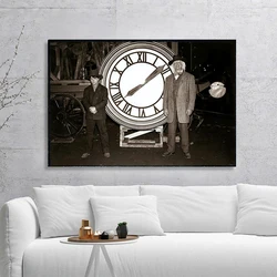 Back to the Future Poster Classic Movie Print Alternative Film Retro Photo Vintage Style Wall Art Canvas Painting Home Decor