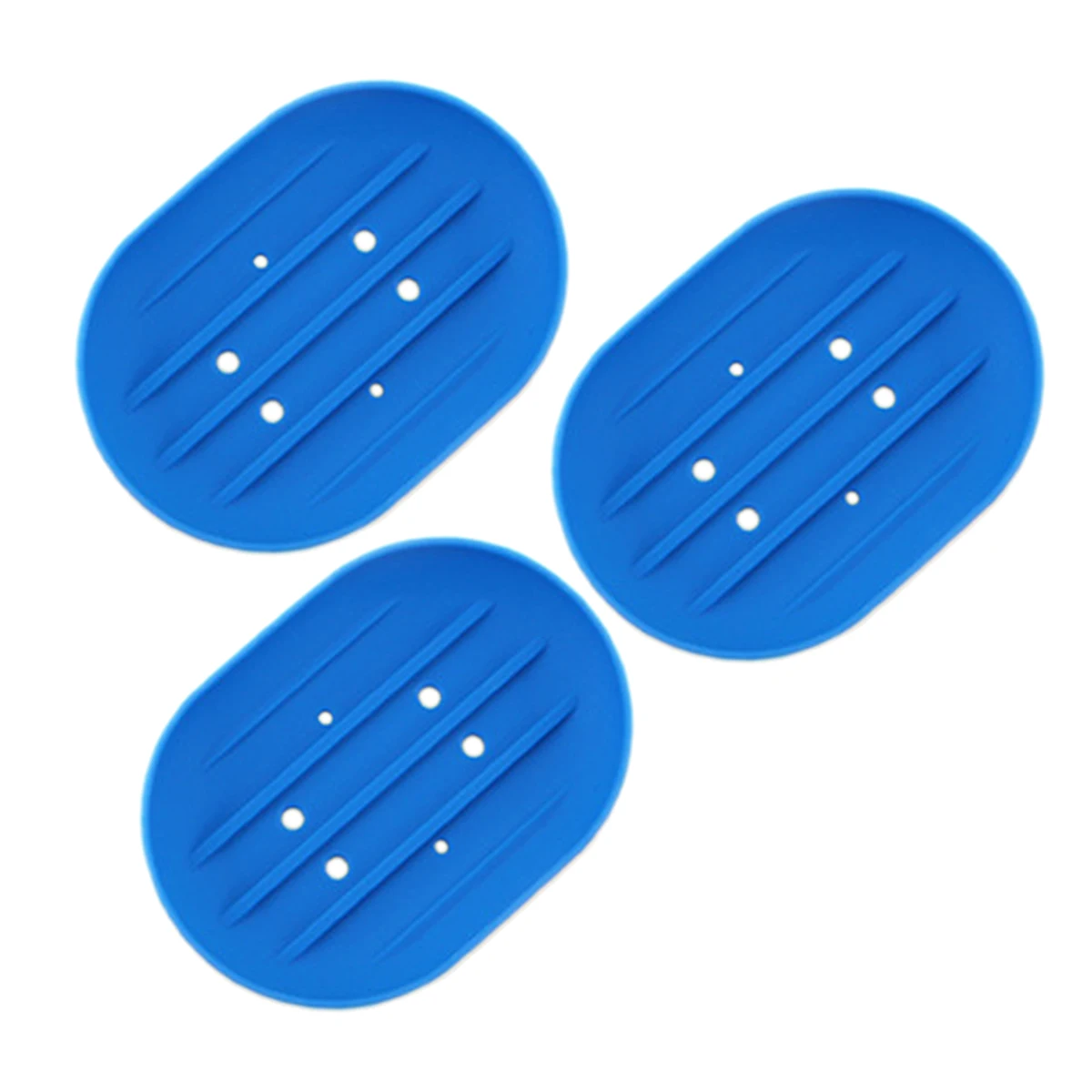 3 قطع من حامل صحن الصابون مقاس 11.5 × 8 × 2 سم مع فتحات تصريف تحافظ على صابون البار نظيفًا للمطبخ والحمام باللون الأصفر #1