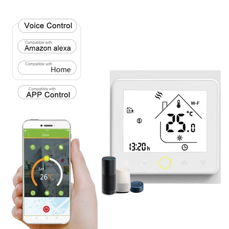 Top Deals Wifi Smart Thermostat Temperature Controller For Google Home, Alexa