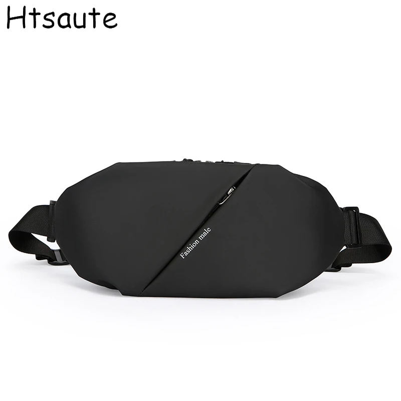 

Casual Men's Crossbody Bags Nylon Sling Bag Male Fanny Pack Sport Chest Bag for Man Black Shoulder Bags New Fashion Crossbody