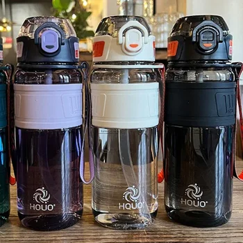 750ml/1L Travel Water Bottle for Sports Plastic Water Cup for Girl Boy School Portable Liter  Water Kettle Fitnes Gym Drinkware