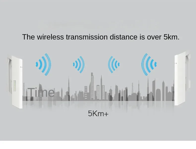 Tp-link 867M 5.8G siatka punkt dostępu sieci Wifi Top Cpe 5000m Router bezprzewodowy Outdoor Hospot punkt do punktu 1 szt Ubiquiti