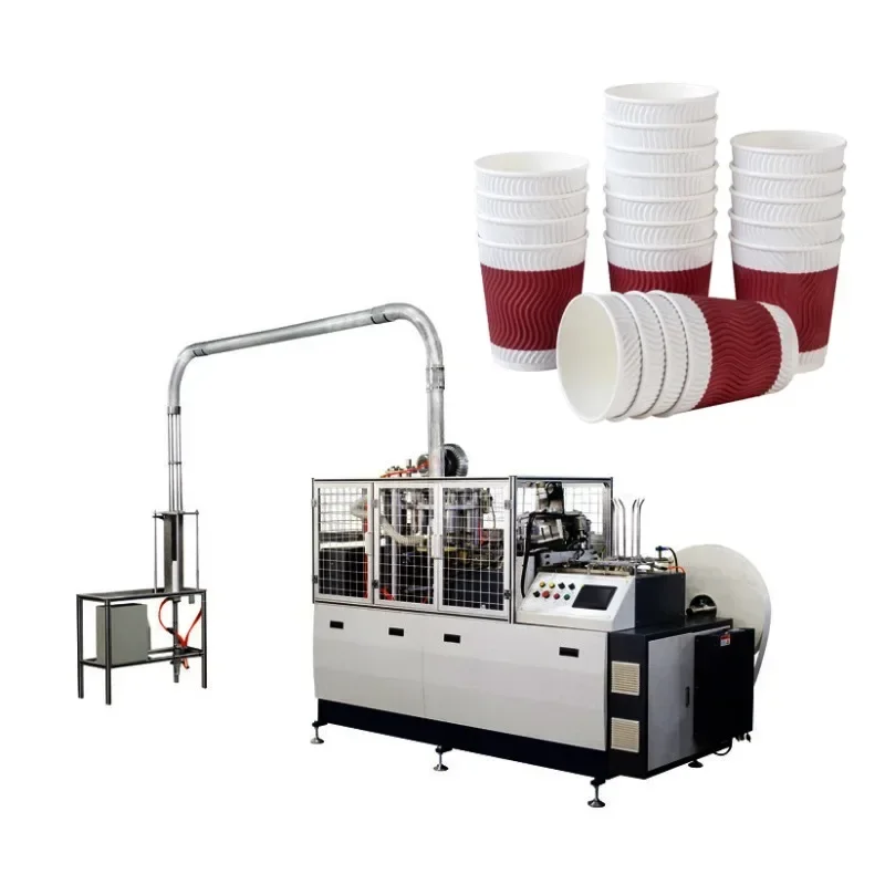 

120-160 Pcs/min PLC Automatic High Speed Paper Cup Forming Machine Disposable Coffee Paper Cup Making Machine