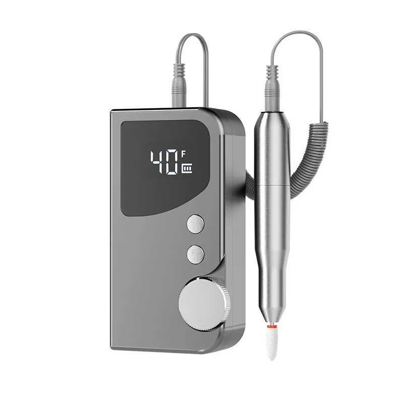 Multi‑Functional 2‑in‑1 Electric Nail Grinder Manicure Remover Tool With UV Curing Lamp for Home Salon Nail Art Work