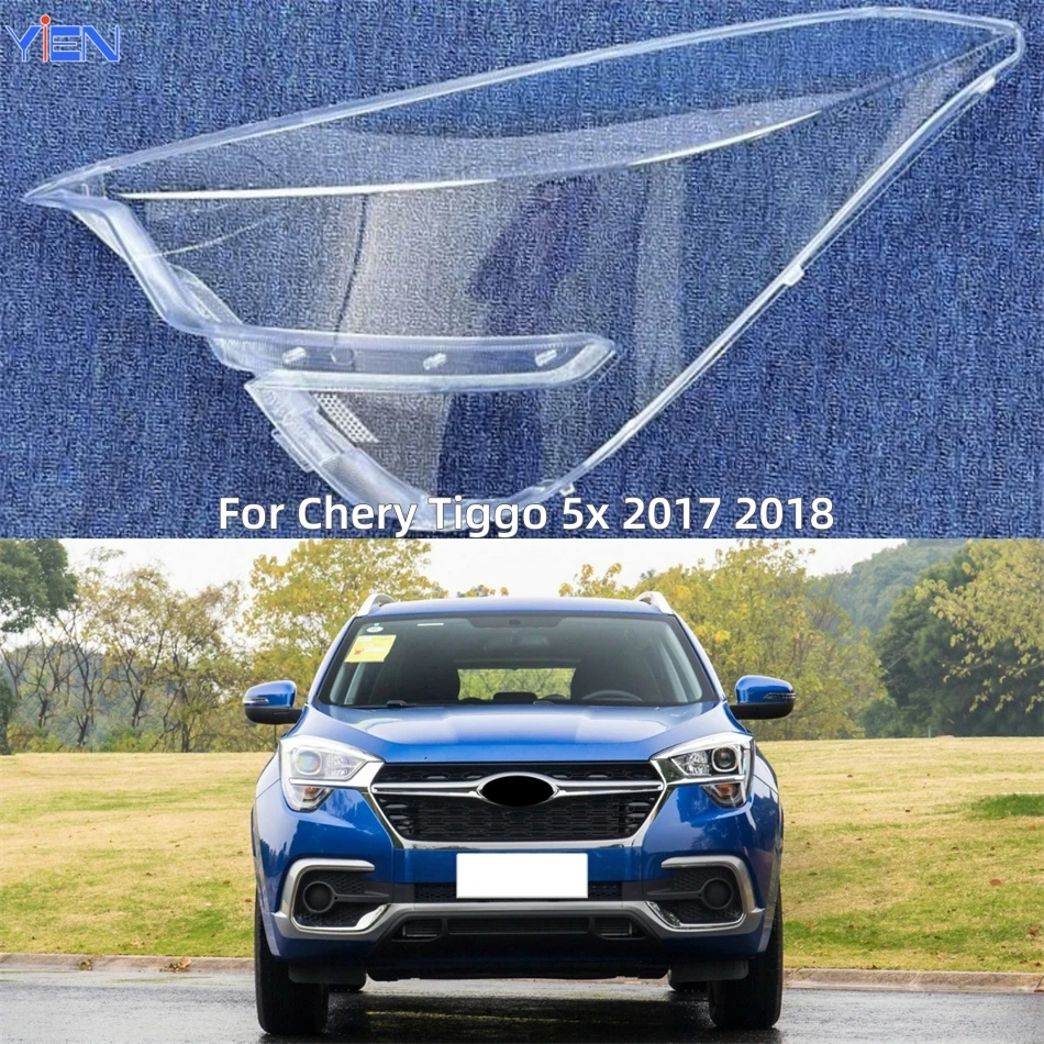 

For Chery Tiggo 5x 2017 2018 Car Replacement Parts Lampshade Cover Headlight Cap Car Front Headlight Lens Cover Lights Shell
