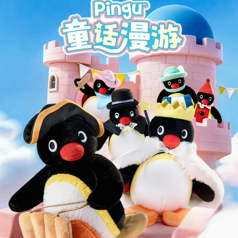 

Pingu Fairy Tale Adventures Keychain Pendant Blind Box Mystery Doll Toy Cute Kawaii Collectible Gift For Fans