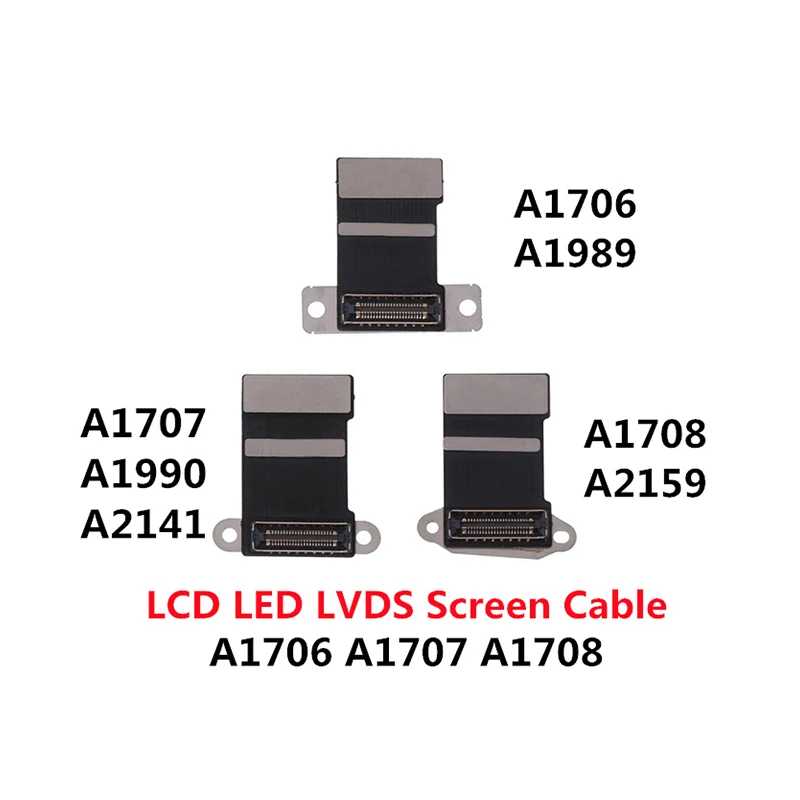 

New LCD Screen Display Flex Cable For Macbook Pro A1706 A1707 A1708 A1989 A1990 A2159 A2141 A2251 A2289 A2338 A2442 A2485 A2779