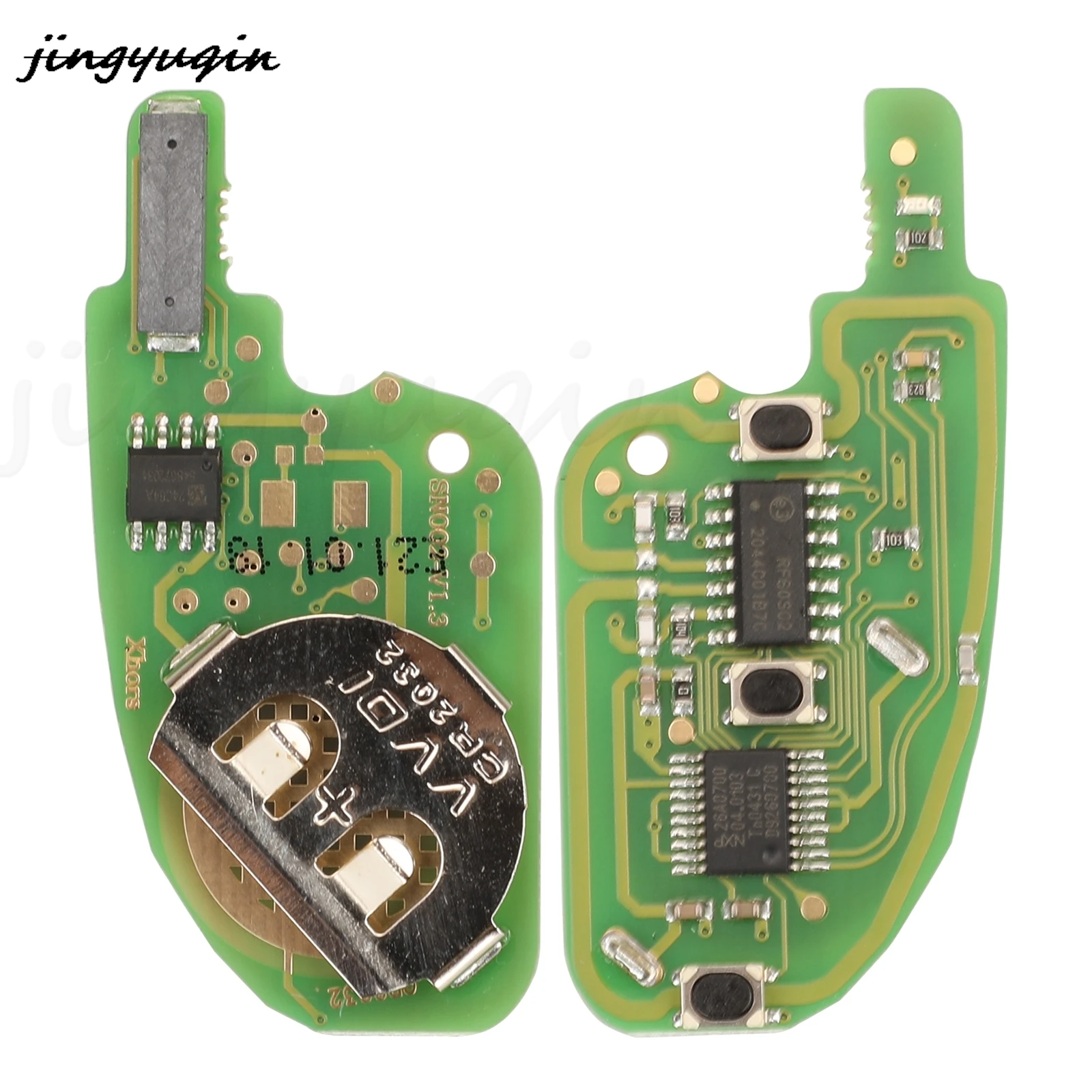 jingyuqin 3 ボタン Xhorse XNDS00EN ワイヤレスユニバーサルリモートキー フォルクスワーゲン DS タイプ VVDI キーツール付き