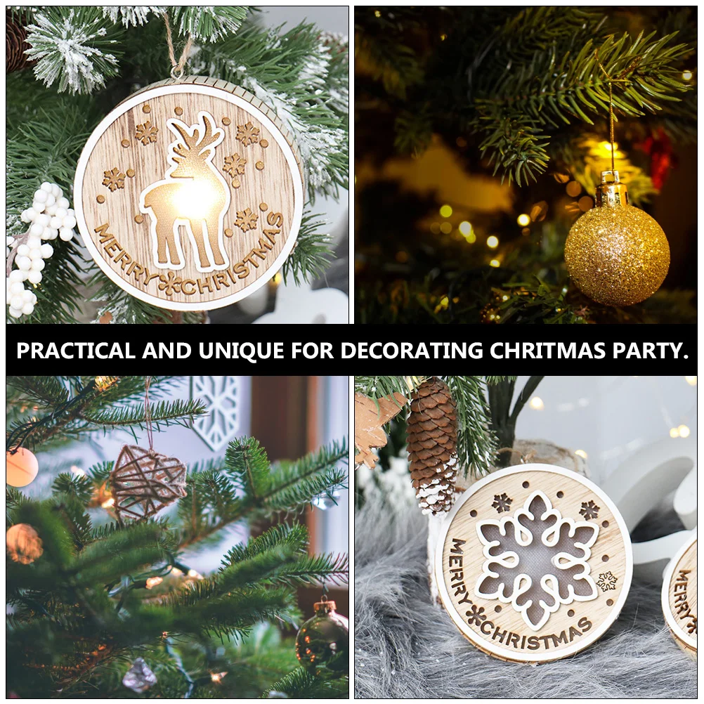 

2Pcs LED Christmas Led Light Pendant Hollow Xmas Tree Light Design Decor Xmas Christmas Tree Pendant Home Wall Fireplace