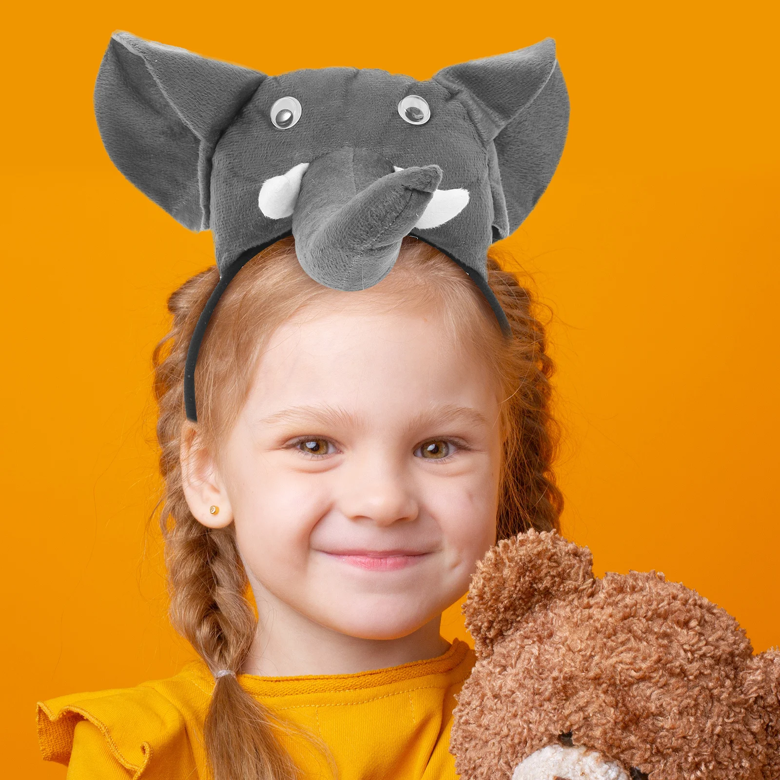 3 個の子供用動物の耳カチューシャネクタイと尻尾セットコスチュームプレイ写真小道具エンターテイメント用