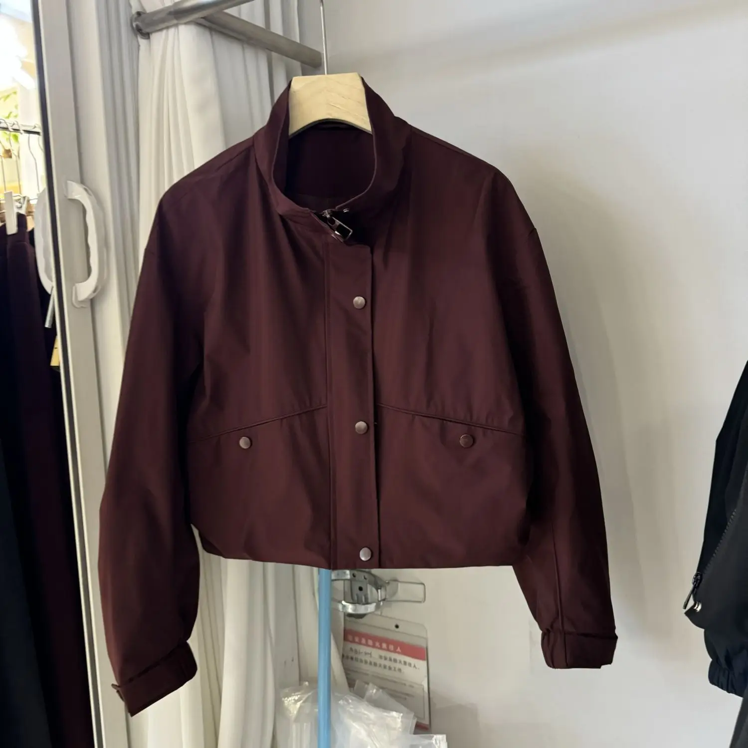 

Short Casual Jacket For Women 2025 Spring And Autumn New Style Short Casual Versatile Windproof Jacket Top