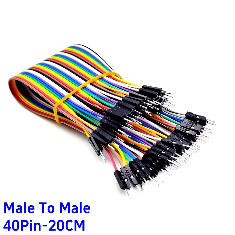 40Pin Jumper Wire Dupont Line 20cm Male To Male+Female To Male + Female To Female Dupont Cable, for Arduino DIY Electronics Kit