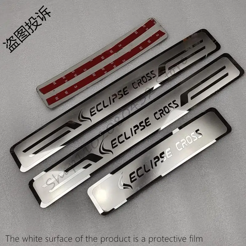 

for Eclipse Cross 2018-2020 Car-styling Stainless Steel Scuff Plate/Door Sill Door Sill Scuff Plate Welcome Pedal