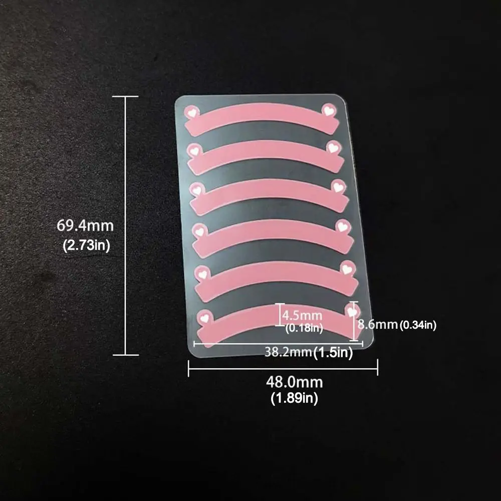 3Pairs Silicone Eyelash Rods Softening Colorful Lash Lift Ribbon Perm Pads Eye Lash Accessories Makeup  Tool