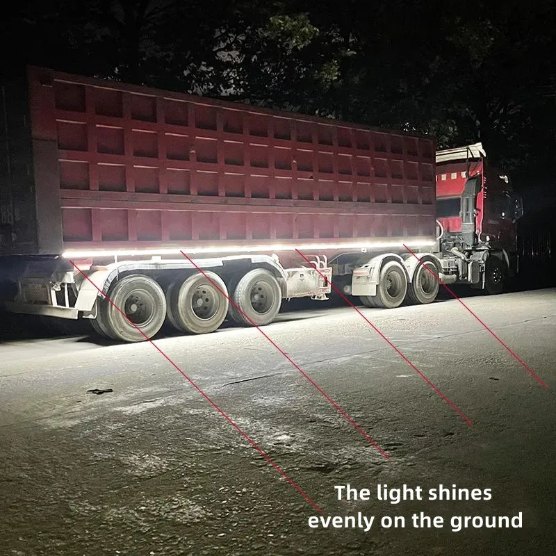 

DRL LED Truck Light Strips Warning Light magic Color Flexible Streamer Bar Atmosphere Lamp with Remote 24V For kamaz Van Truck