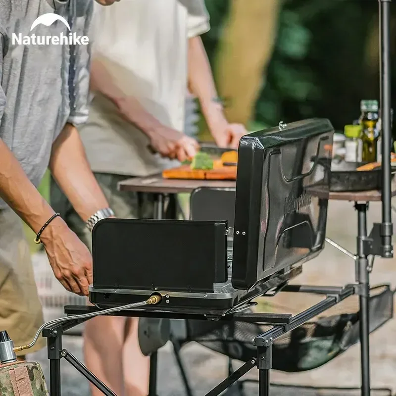 高火キャンプガスストーブ、ダブルバーナー、折りたたみ式ポータブル電気ストーブ、屋外ガスバーナー、3000w