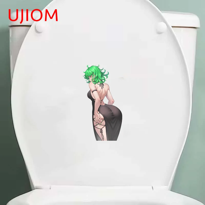 UJIOM NSFW Girl Wall Sticker Interesting Tatsumaki Eye Catching Adorable High Quality Graphics Decal Kitchen Cupboard Decor