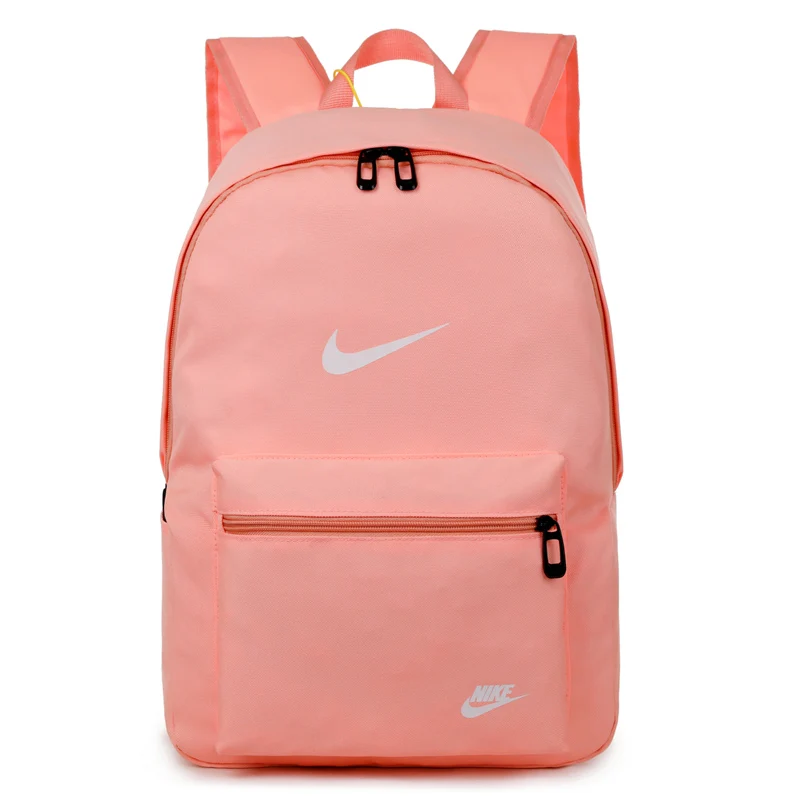 Bolsas deportivas Nike para hombre y mujer, estilo sencillo, doble capa, cremallera bidireccional, estilo normal, esquema de colores frescos, mochila.