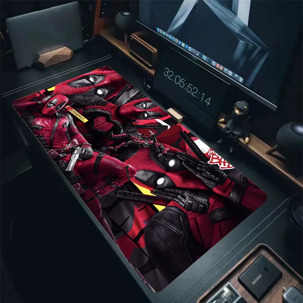 HD-D-Deadpool Mousepad Large Gaming Mouse Pad LockEdge Thickened Computer Keyboard Table Desk Mat