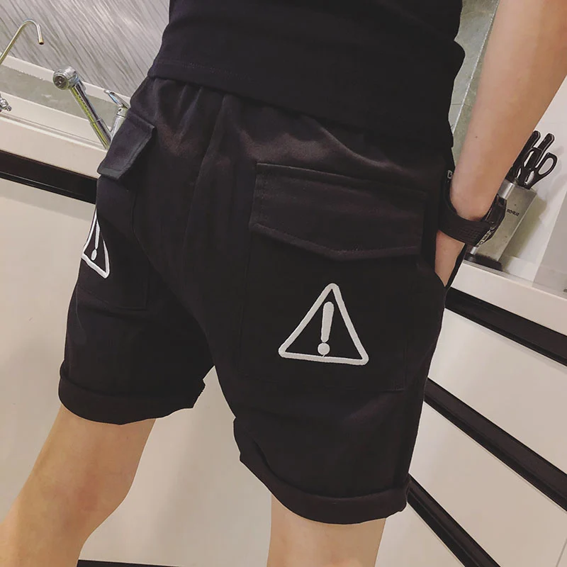 

Новые летние повседневные шорты для мужчин: модные пляжные брюки 5-точечного кроя, молодежные, прямые, с низкой посадкой, без бренда