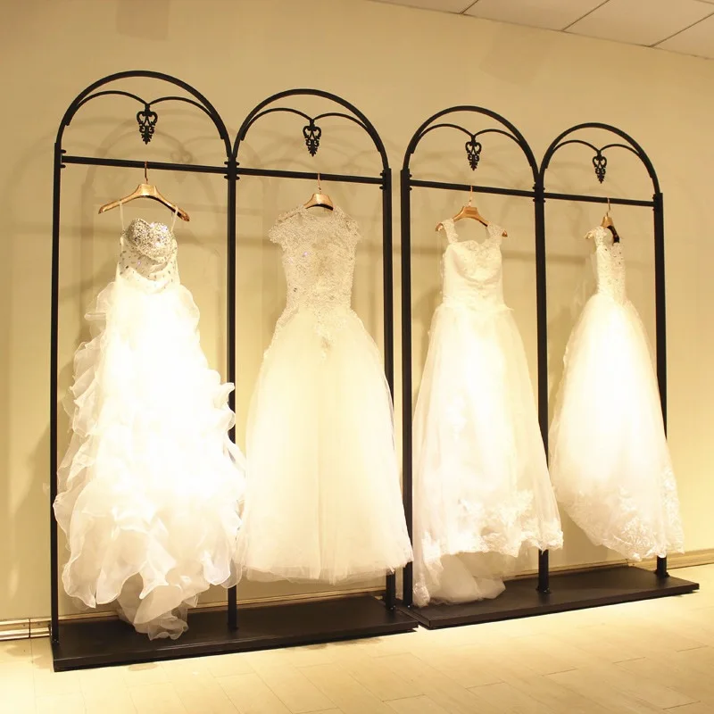 Wedding Dress Display Rack: Women's DressDress QipaoRack, Wedding DressRack, Floor-standing SkirtRack, Large LongDress Rack