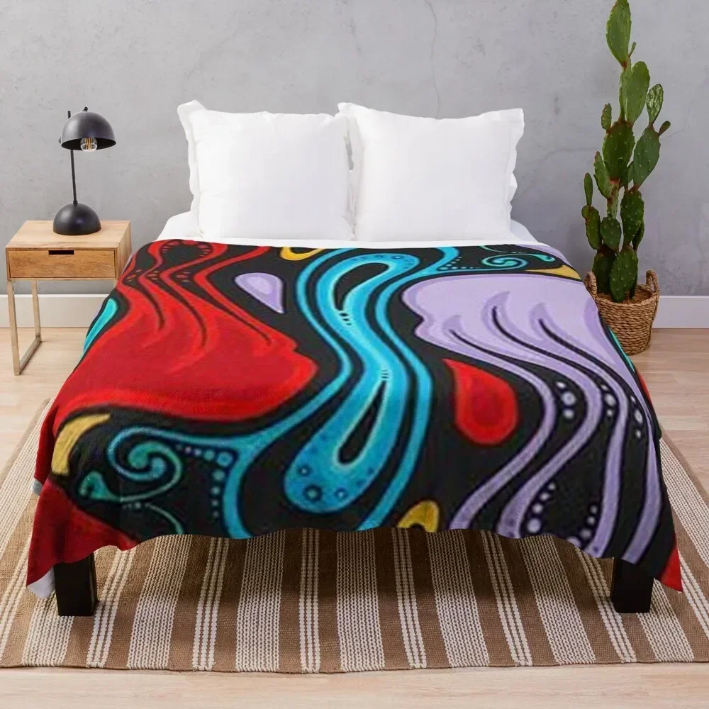 

native bear Throw Blanket Long Lasting Soft Plush Blanket for Daily Use