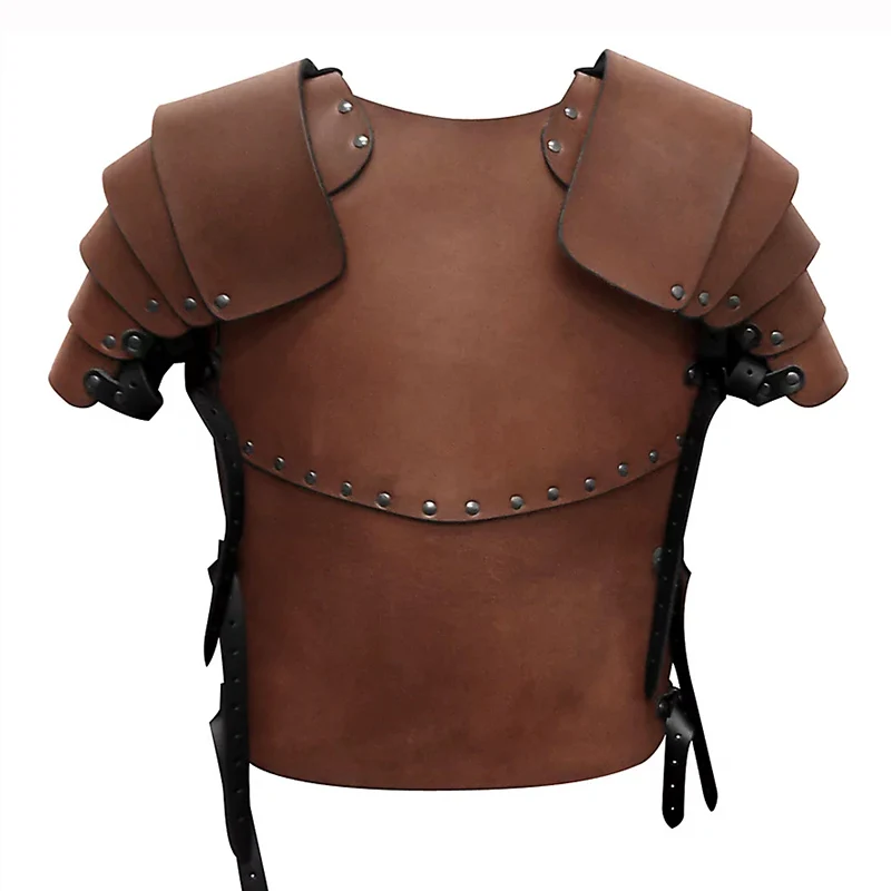Medieval Viking Knight Pirate Body Shoulder Armor Set Roman Warrior Cosplay Costume Larp Outfit Pauldrons Steampunk Vest Armor